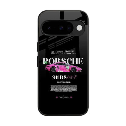 911 Drifting Club back phone cover | glass case for google pixel 10