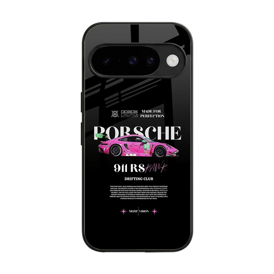 911 Drifting Club back phone cover | glass case for google pixel 10