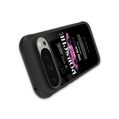 911 Drifting Club stylish phone case for google pixel 9 pro | glossy glass and slim fit