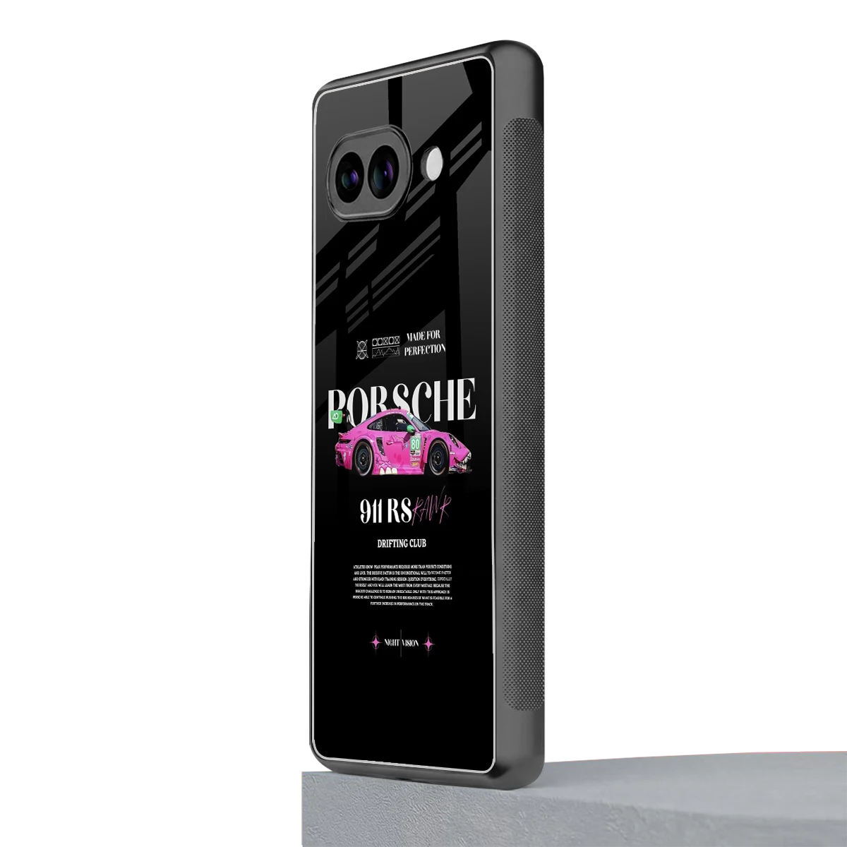 911 Drifting Club google pixel 10a mobile cover | shockproof glass phone case