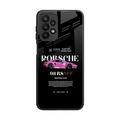 911 Drifting Club back phone cover | glass case for samsung galaxy a23
