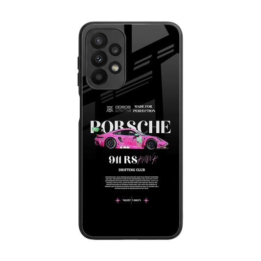 911 Drifting Club back phone cover | glass case for samsung galaxy a23