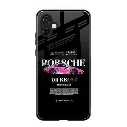 911 Drifting Club back phone cover | glass case for samsung galaxy a06 5g