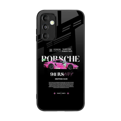 911 Drifting Club back phone cover | glass case for samsung galaxy m14 5g