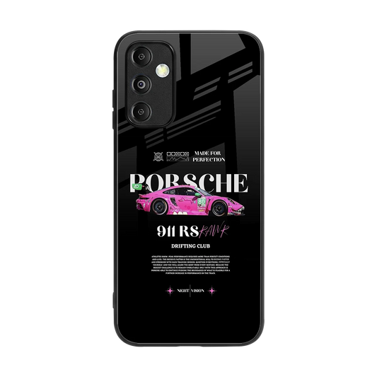 911 Drifting Club back phone cover | glass case for samsung galaxy m14 5g