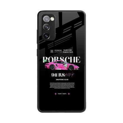 911 Drifting Club back phone cover | glass case for samsung galaxy s20 fe