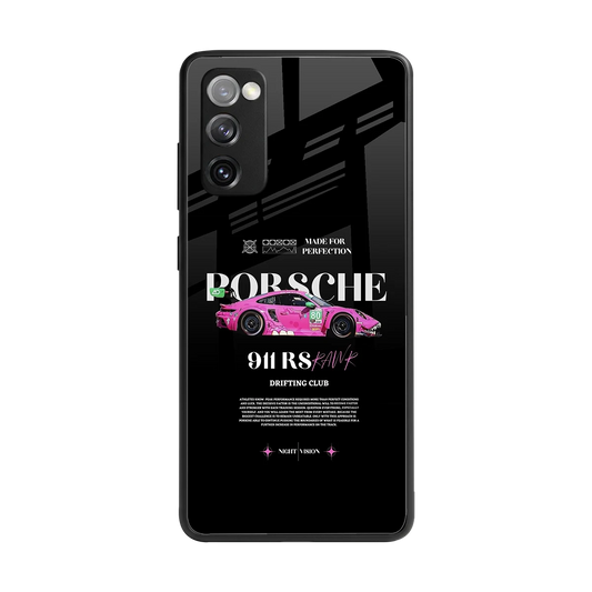 911 Drifting Club back phone cover | glass case for samsung galaxy s20 fe