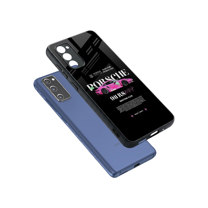 911 Drifting Club sleek samsung galaxy s20 fe cover with tempered glass back and TPU edges