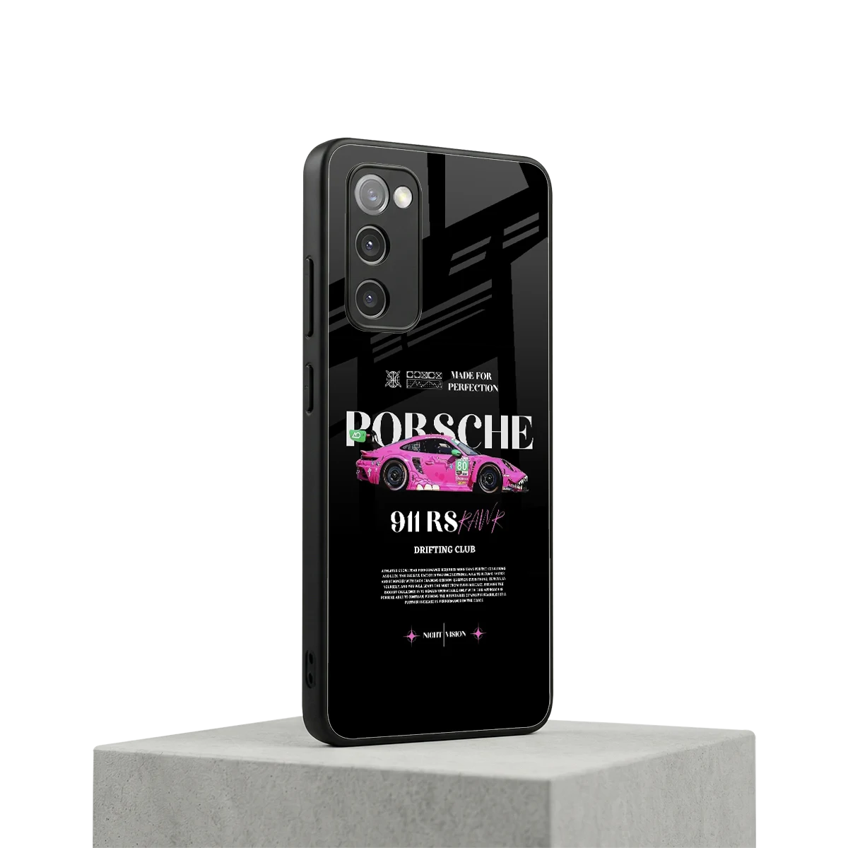 911 Drifting Club samsung galaxy s20 fe mobile cover | shockproof glass phone case