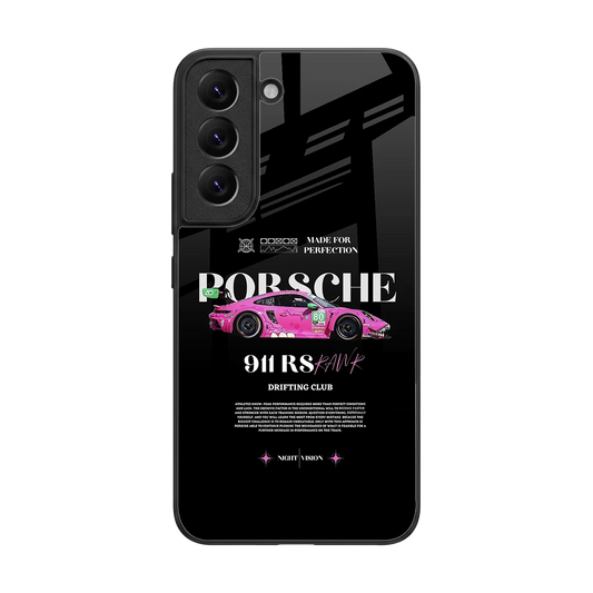 911 Drifting Club back phone cover | glass case for samsung galaxy s22