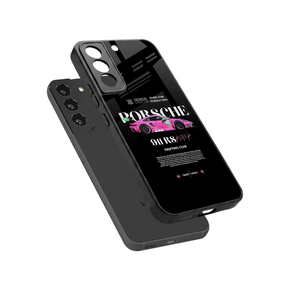 911 Drifting Club sleek samsung galaxy s22 cover with tempered glass back and TPU edges