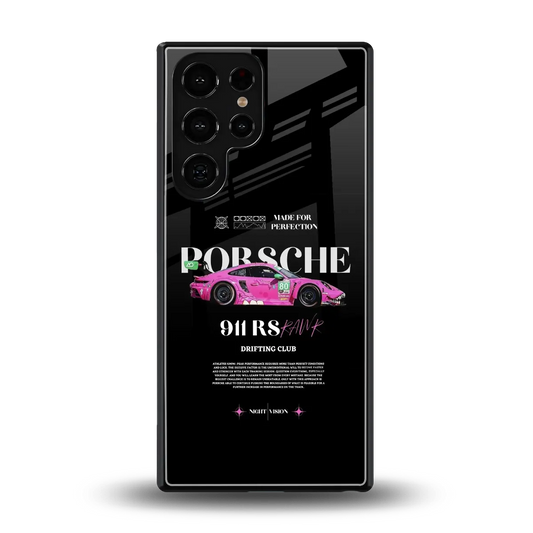 911 Drifting Club back phone cover | glass case for samsung galaxy s26 ultra