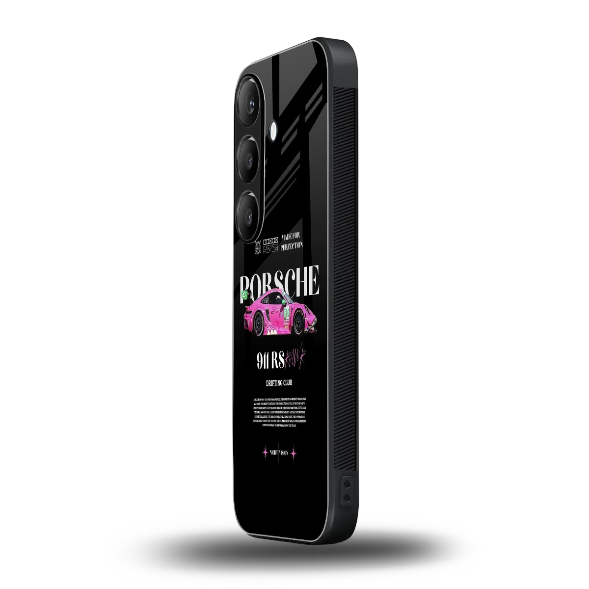 911 Drifting Club samsung galaxy s23 fe mobile cover | shockproof glass phone case