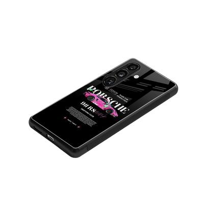 911 Drifting Club stylish phone case for samsung galaxy s24 plus | glossy glass and slim fit