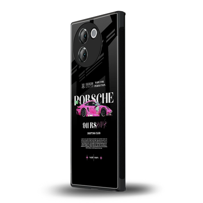 911 Drifting Club vivo v30e mobile cover | shockproof glass phone case