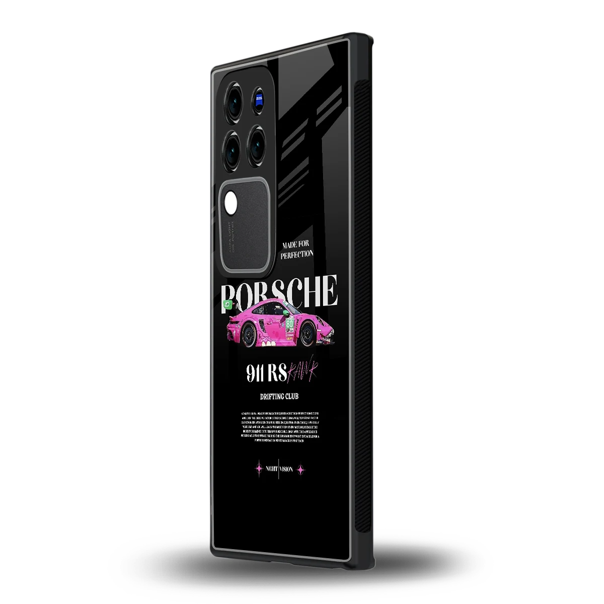 911 Drifting Clubvivo v30 pro mobile cover | shockproof glass phone case