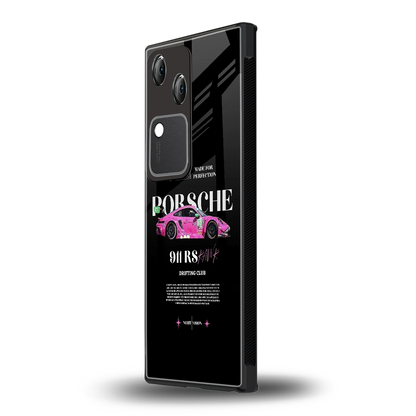 911 Drifting Club vivo v30 mobile cover | shockproof glass phone case