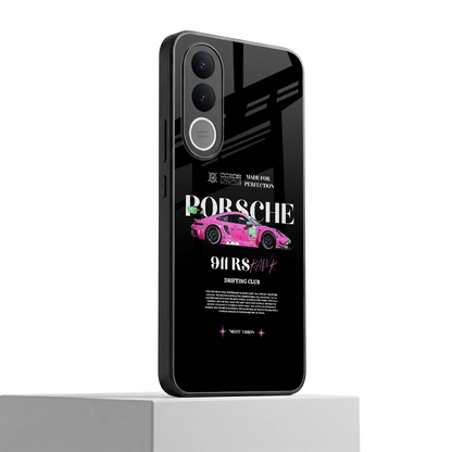 911 Drifting Club vivo v70 fe mobile cover | shockproof glass phone case
