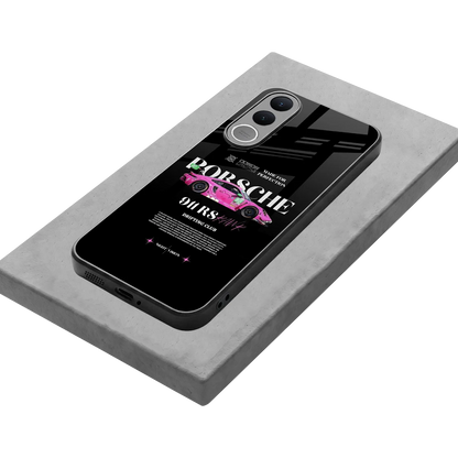 911 Drifting Club stylish phone case for vivo v70 fe | glossy glass and slim fit