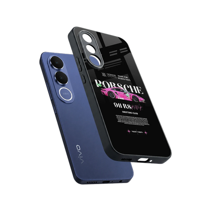 911 Drifting Club sleek vivo v70 fe cover with tempered glass back and TPU edges