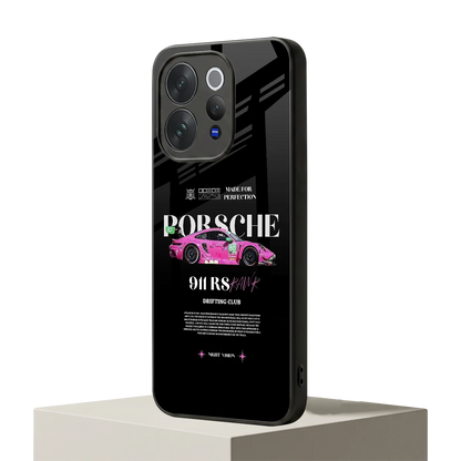 911 Drifting Club vivo v70 mobile cover | shockproof glass phone case
