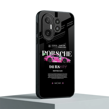 911 Drifting Club vivo x200 fe mobile cover | shockproof glass phone case