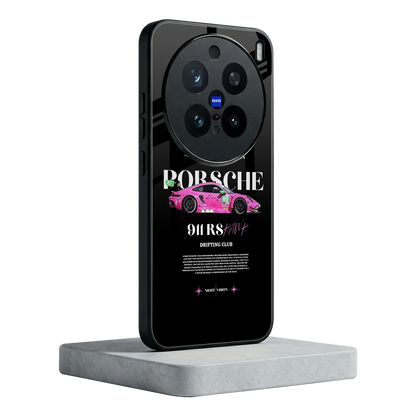 911 Drifting Club vivo x200 pro mobile cover | shockproof glass phone case