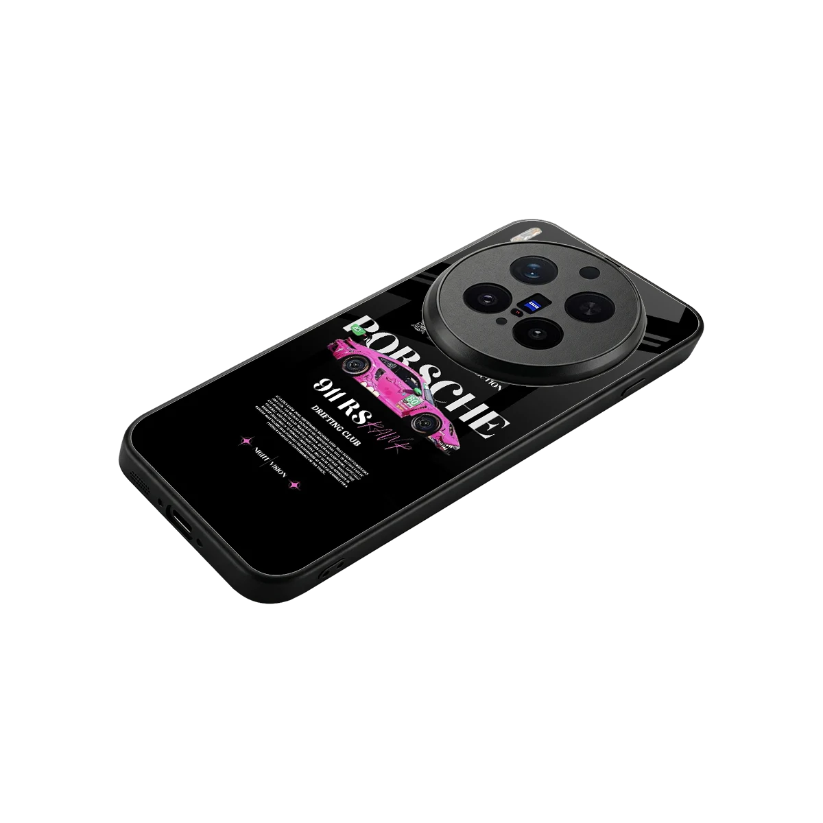 911 Drifting Club stylish phone case for vivo x300 pro | glossy glass and slim fit