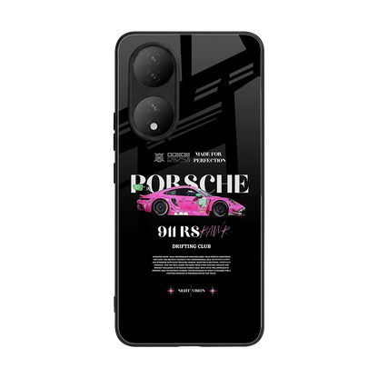 911 Drifting Club back phone cover | glass case for Vivo-y100