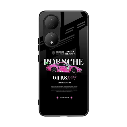 911 Drifting Club back phone cover | glass case for Vivo-y100