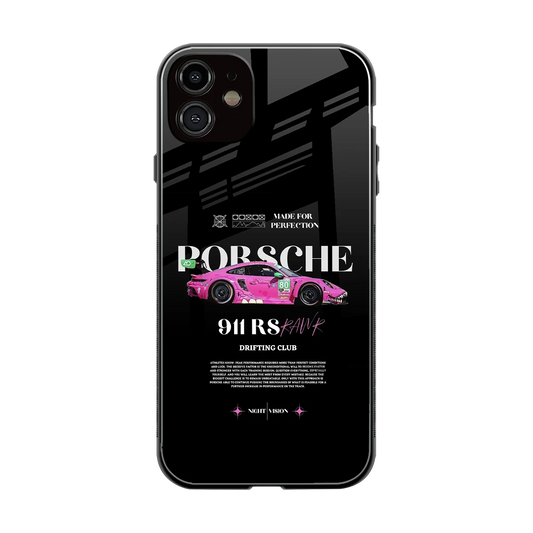 911 Drifting Club back phone cover | glass case for iphone 11