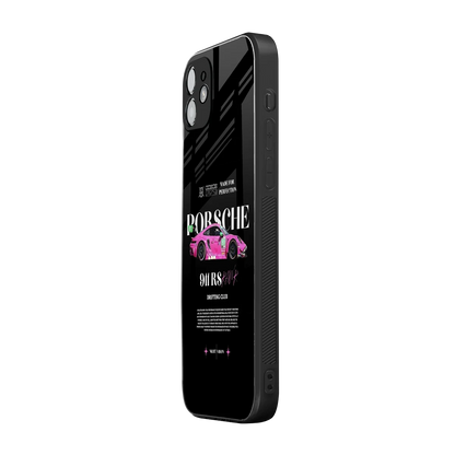 911 Drifting Club iphone 12 mobile cover | shockproof glass phone case