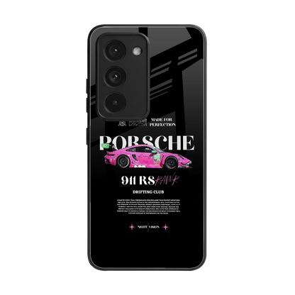 911 Drifting Club back phone cover | glass case for redmi 15 5g