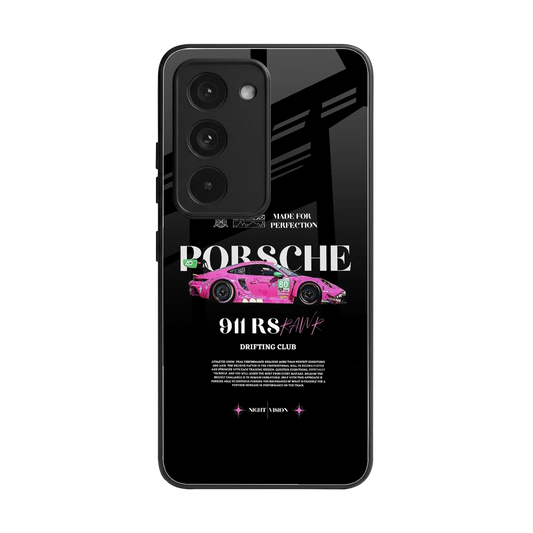 911 Drifting Club back phone cover | glass case for redmi 15 5g