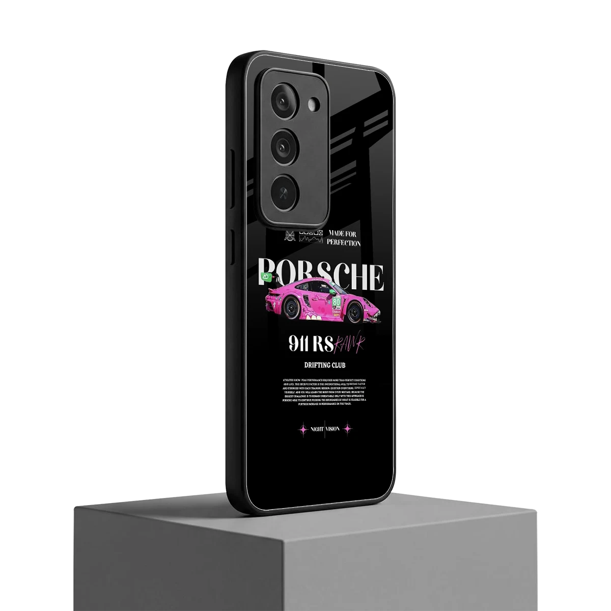 911 Drifting Club redmi 15 5g mobile cover | shockproof glass phone case