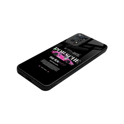 911 Drifting Club stylish phone case for redmi note 11 pro | glossy glass and slim fit