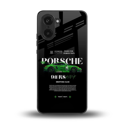 911 RS Drifting Club back phone cover | glass case for oneplus nord ce5 5g