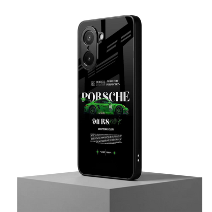 911 RS Drifting Club oneplus nord ce5 5g mobile cover | shockproof glass phone case