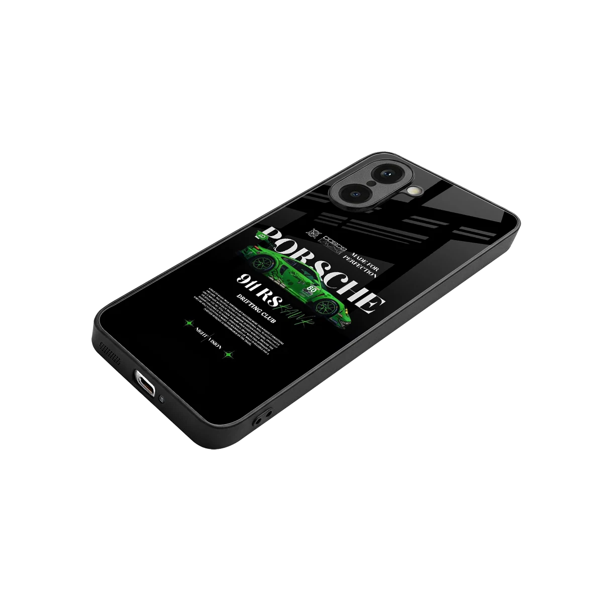 911 RS Drifting Club stylish phone case for oneplus nord ce5 5g | glossy glass and slim fit