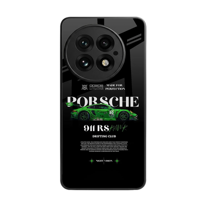 911 RS Drifting Club back phone cover | glass case for oneplus 13