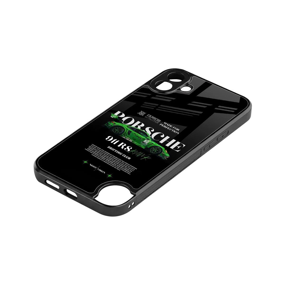 911 RS Drifting Club stylish phone case for cmf nothing phone 1 | glossy glass and slim fit
