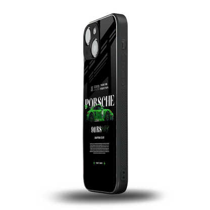 911 RS Drifting Club iphone 13 mini mobile cover | shockproof glass phone case