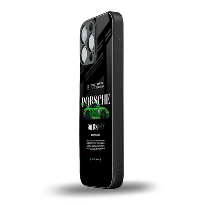 911 RS Drifting Club iphone 14 pro max mobile cover | shockproof glass phone case
