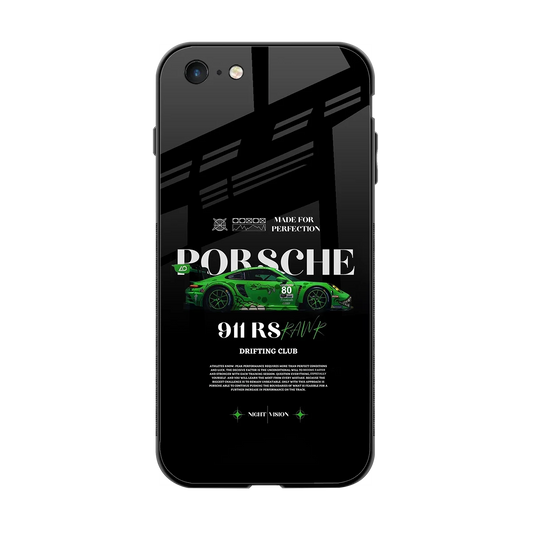 911 RS Drifting Club back phone cover | glass case for iphone 6