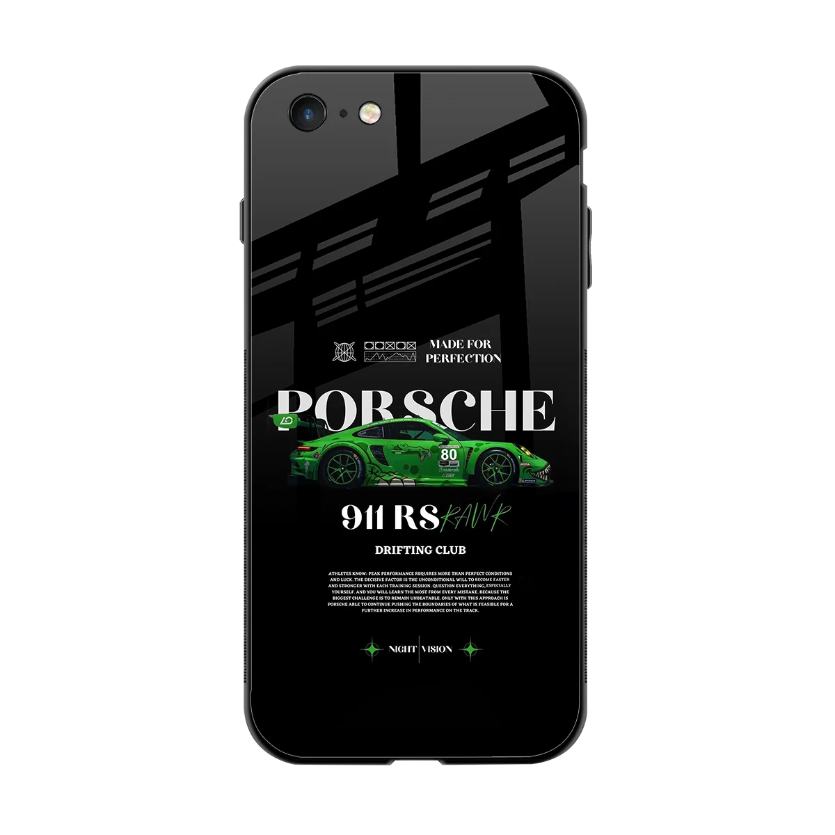 911 RS Drifting Club back phone cover | glass case for iphone 6s plus