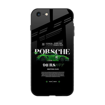 911 RS Drifting Club back phone cover | glass case for iphone 6s