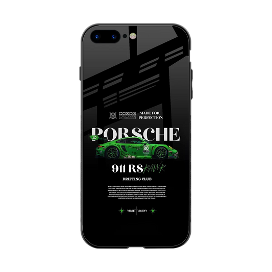 911 RS Drifting Club back phone cover | glass case for iphone 7 plus