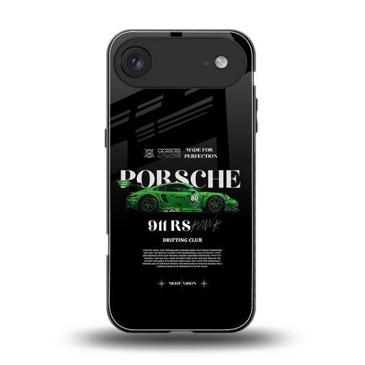 911 RS Drifting Club back phone cover | glass case for iphone air