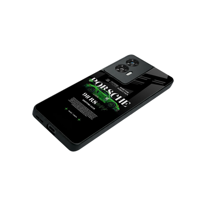 911 RS Drifting Club stylish phone case for motorola edge 50 fusion | glossy glass and slim fit