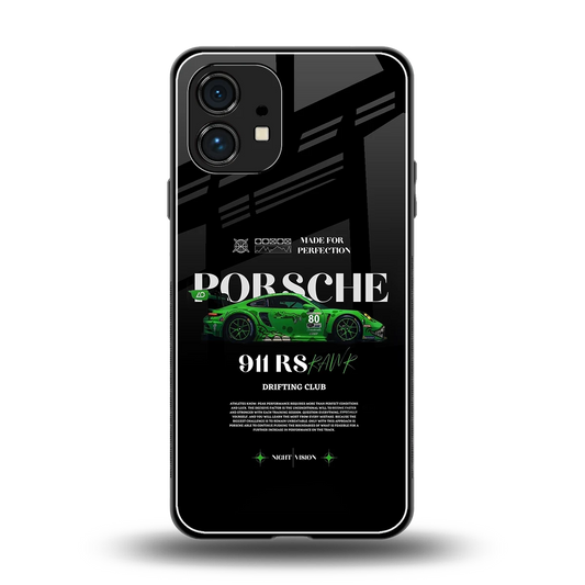911 RS Drifting Club back phone cover | glass case for nothing phone 1